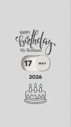 HBD 17 MAY HUSBAND