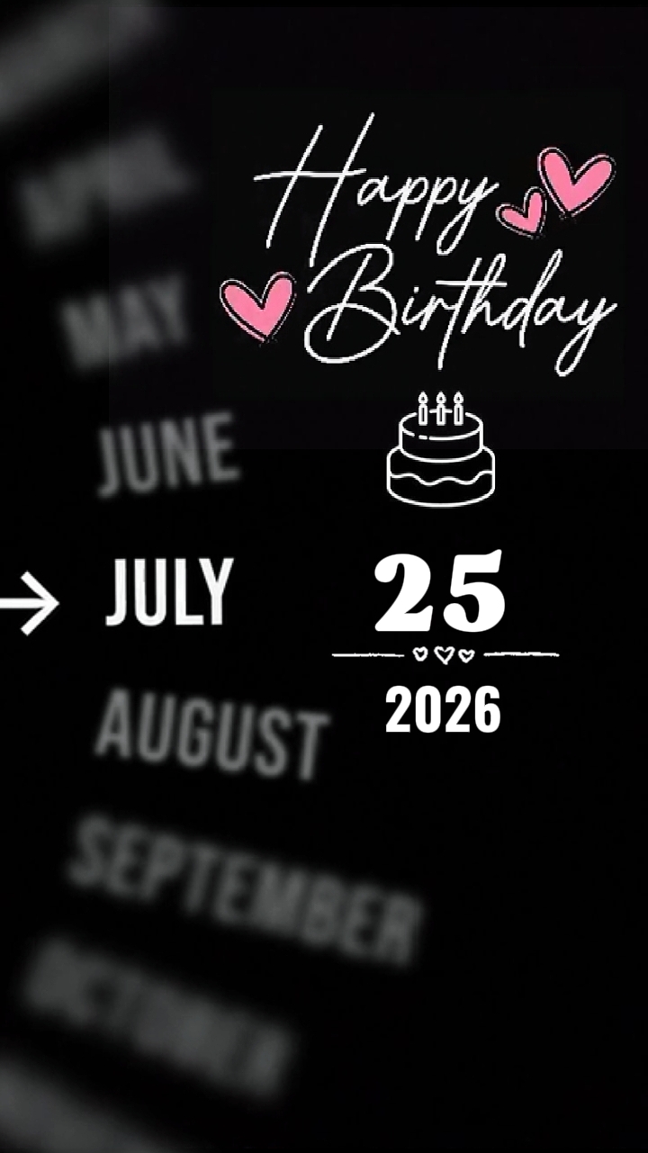 ULANG TAHUN 25 JULI 