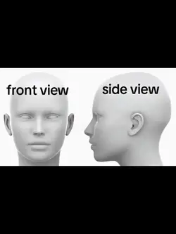 front vs side view