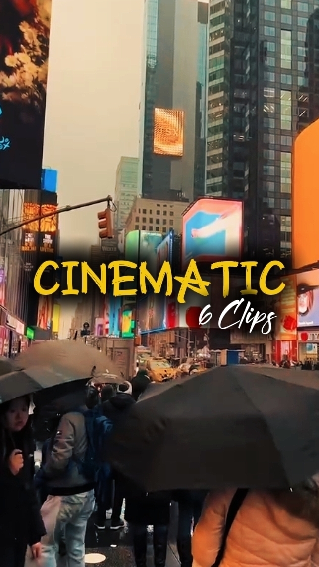 6 Clips Cinematic 