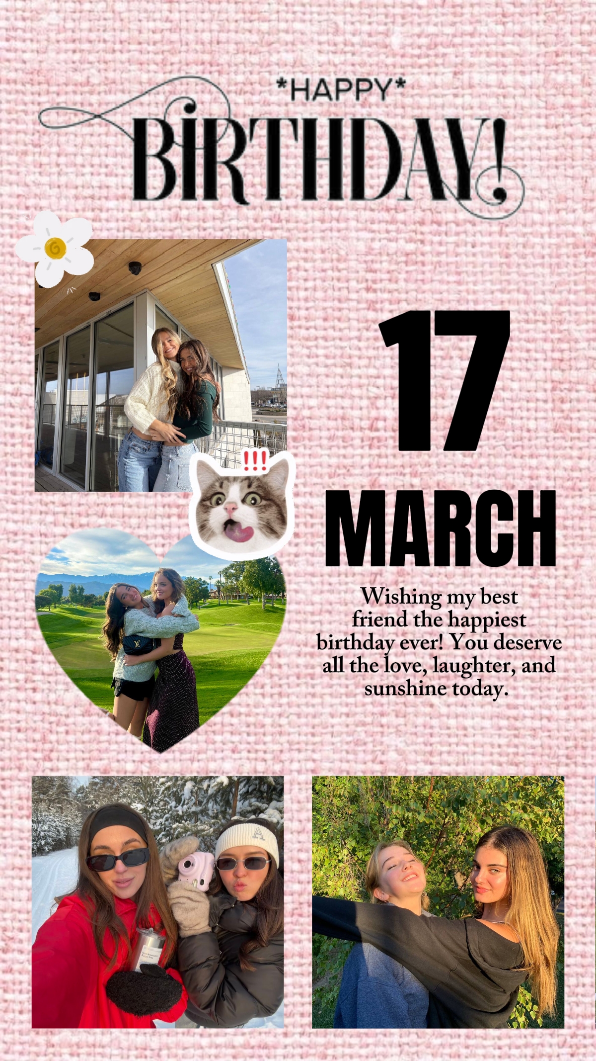 ANNIVERSAIRE LE 17 MARS