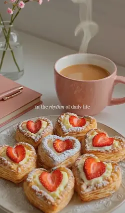 teatime at cozy bed