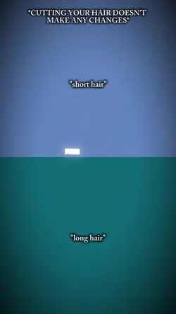 short and long hair