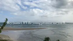 If I die youngโฆ