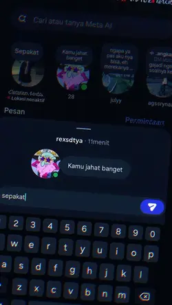 kamu jahat banget