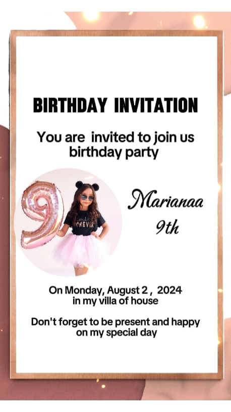 Invitación de cumpleaños