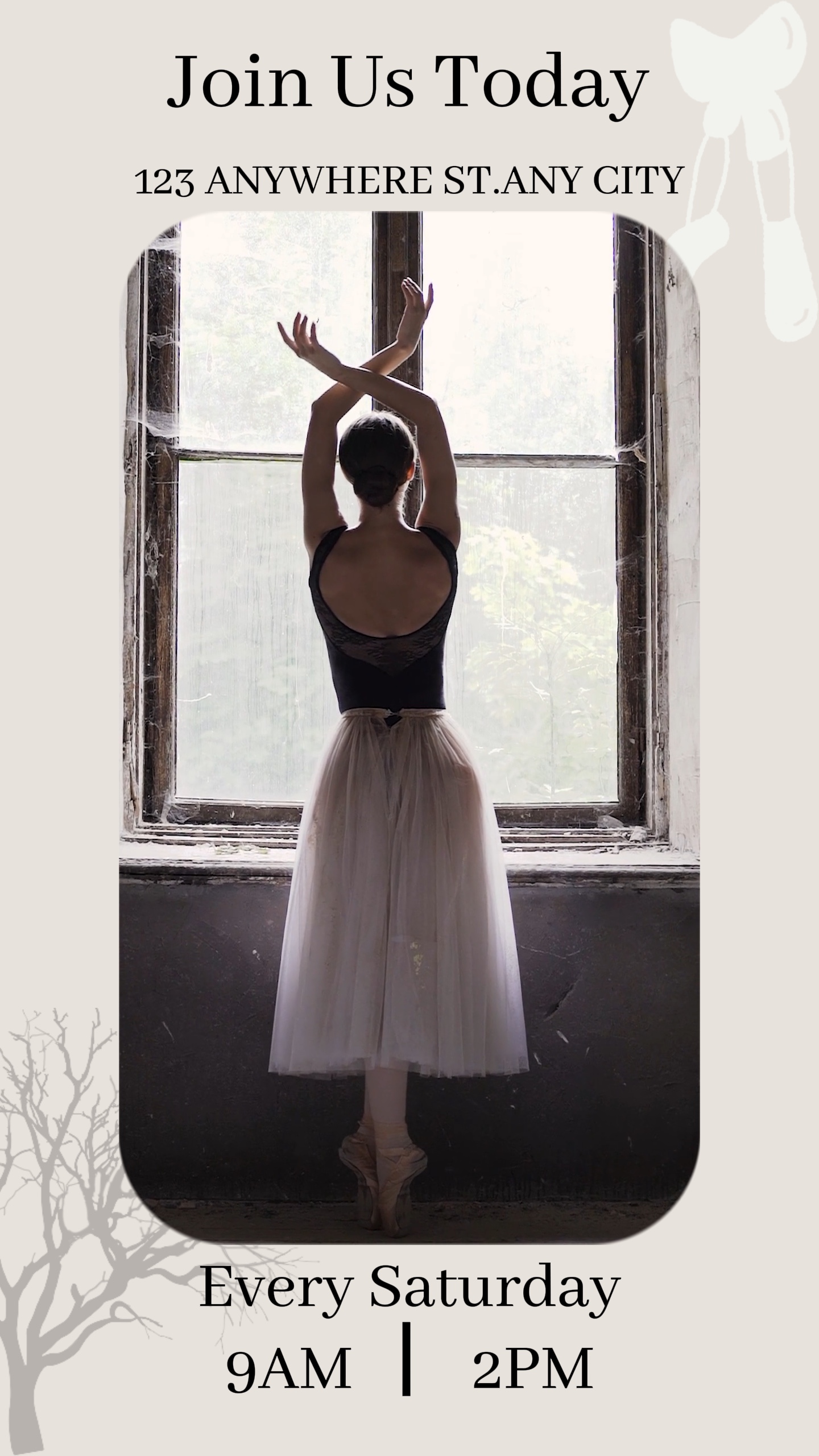 Publicité vidéo de style élégant et à la mode, adaptée à l'industrie du ballet