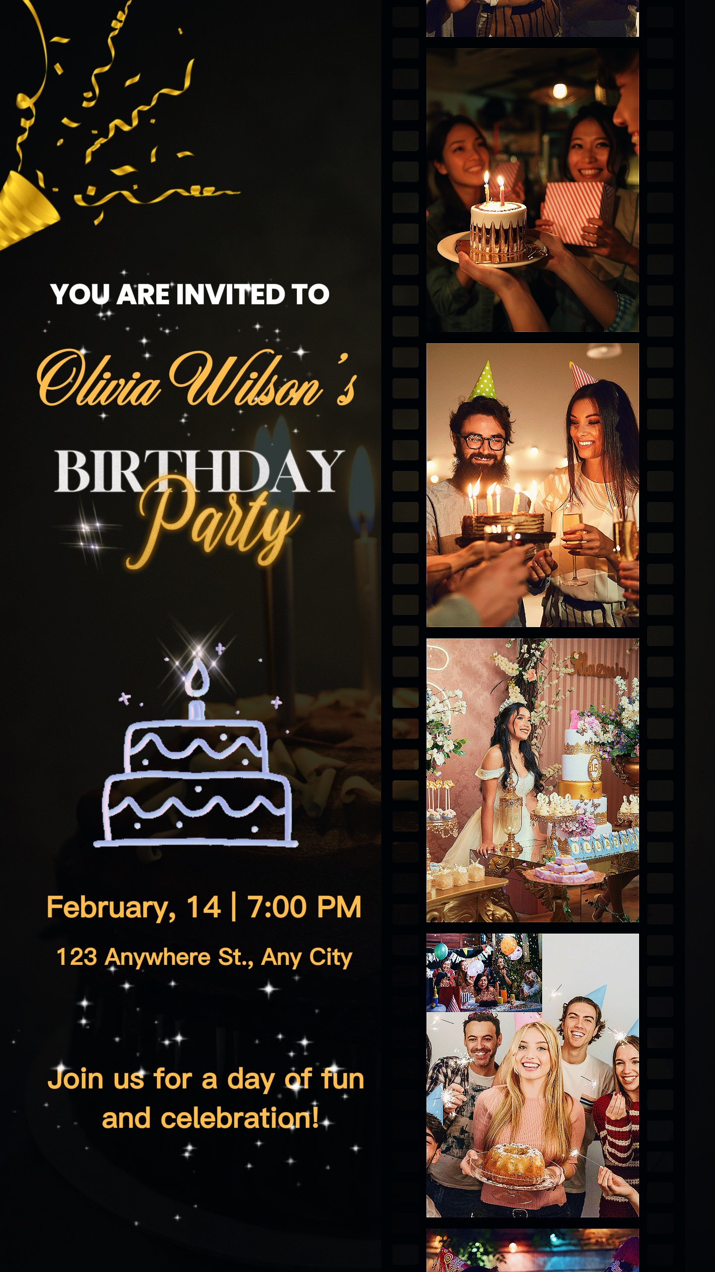 Invitación Cumpleaños