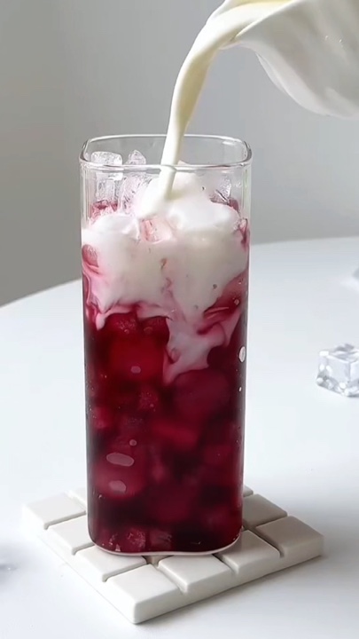 making a drink