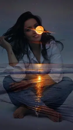 sua foto no mar 