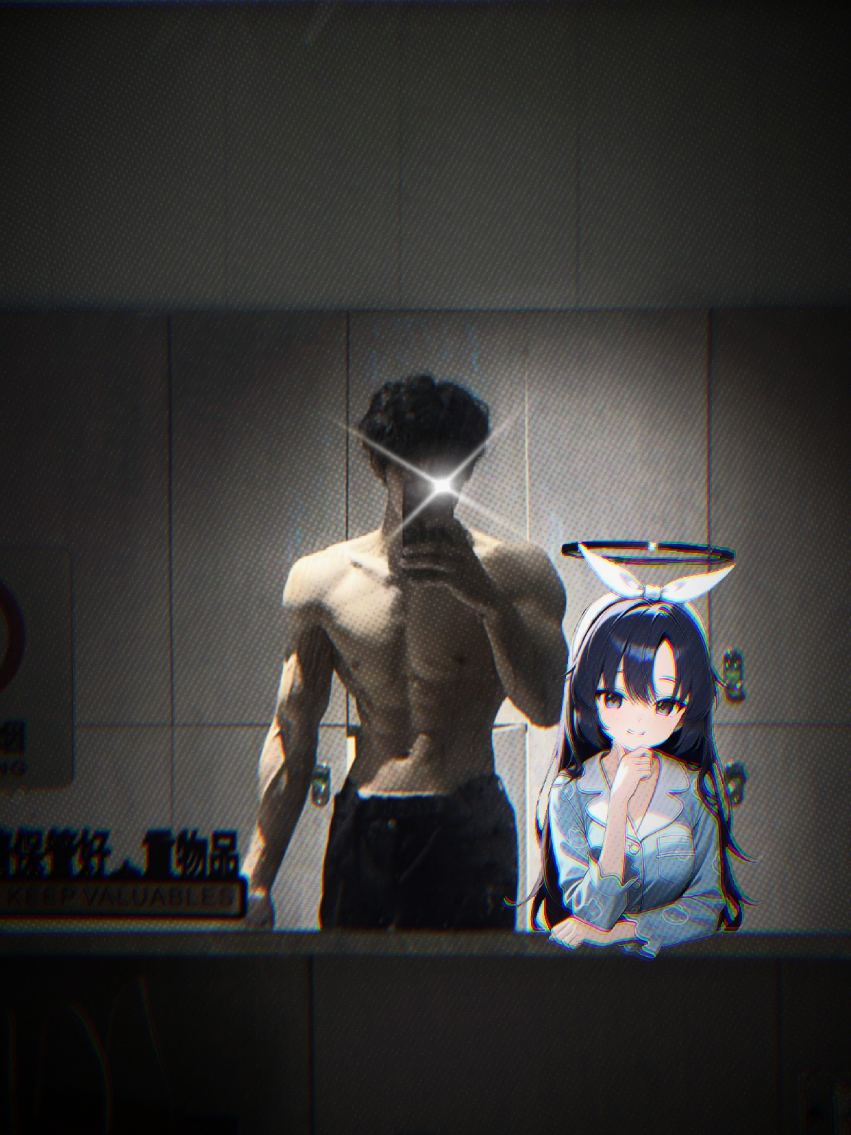 Aura de gimnasio x anime