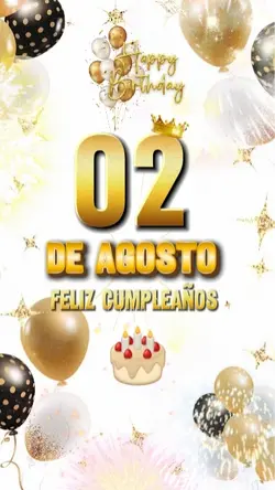 HBD 2 DE AGOSTO 2026