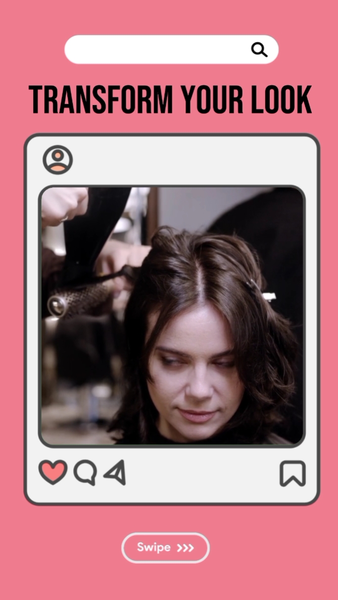 Beauty Salon, O2O, Promotion, UI Style, Pink, White