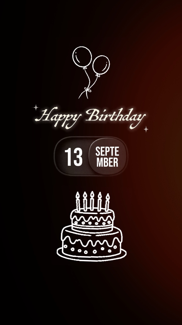 BIRTHDY 13 SEPTEMBER
