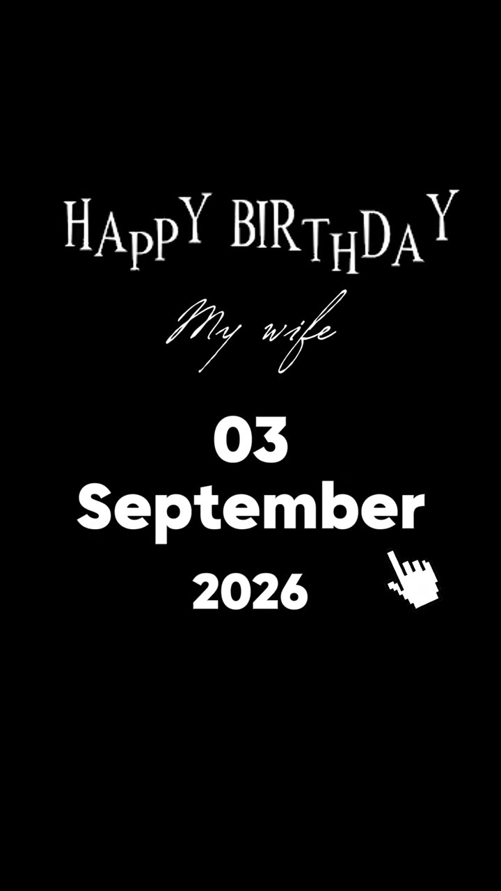 BDAY WIFE 3 SEPT