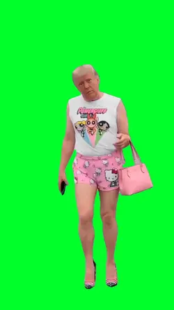 Trump in heels