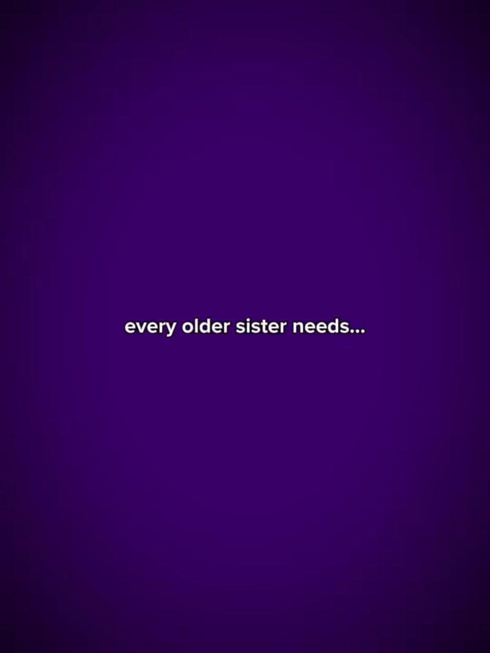 Older-baby Sister