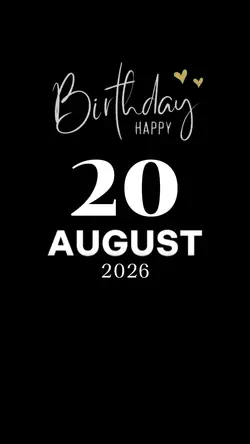 Hbd 20 august
