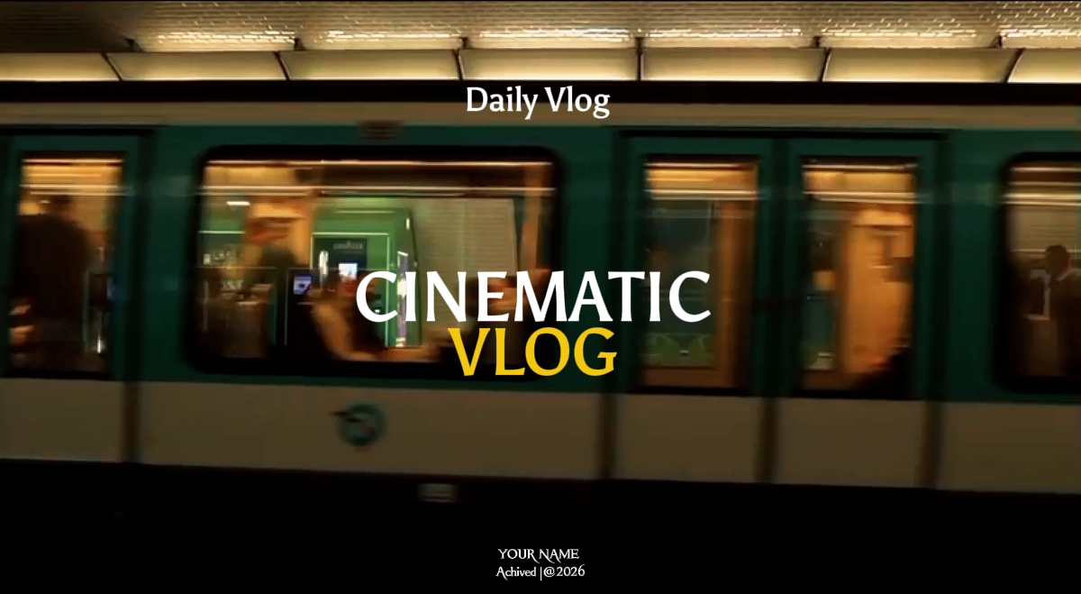 Vlog cinématographique 