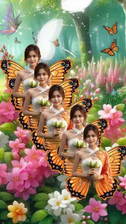 Orange butterfly 