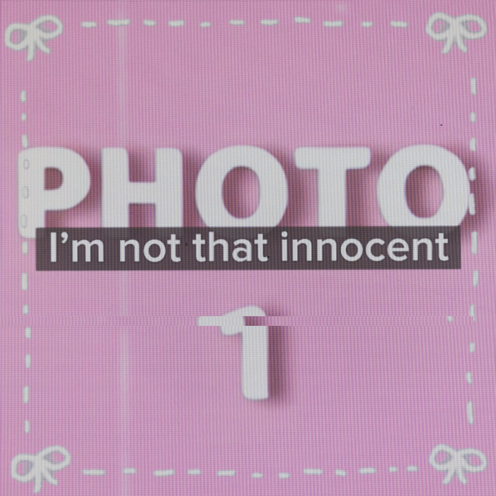 JE NE SUIS PAS SI INOCENT