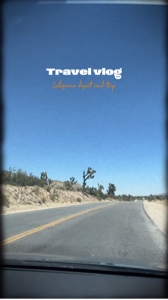 Travel vlog