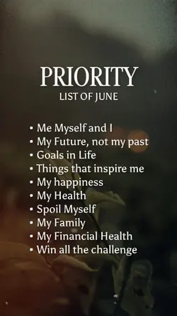 Priority in June