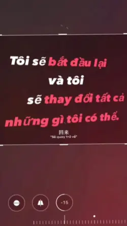 Tôi Sẽ Thay Đổi