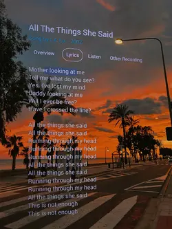 All The Things She 