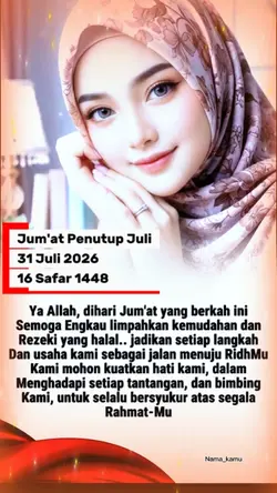 Jum'at Penutup Juli