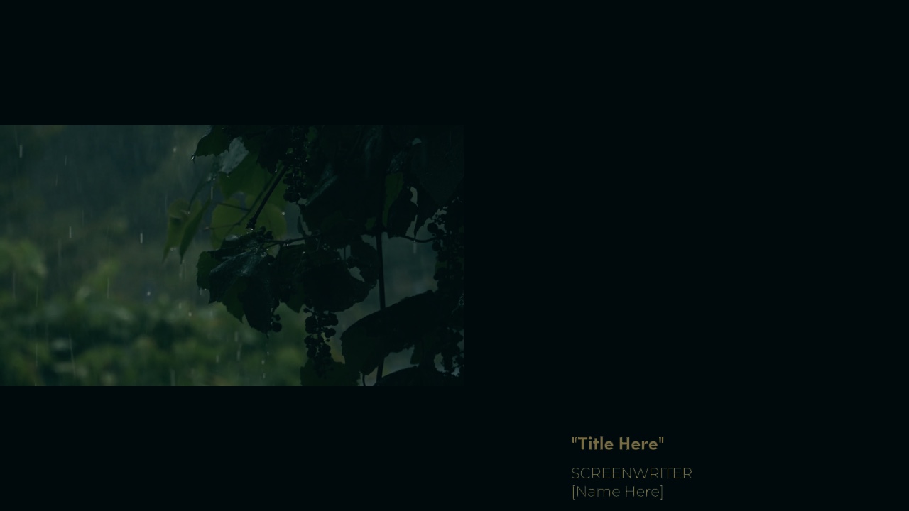 film end credits