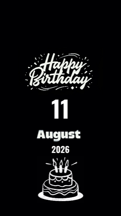 Hbd meu filho 