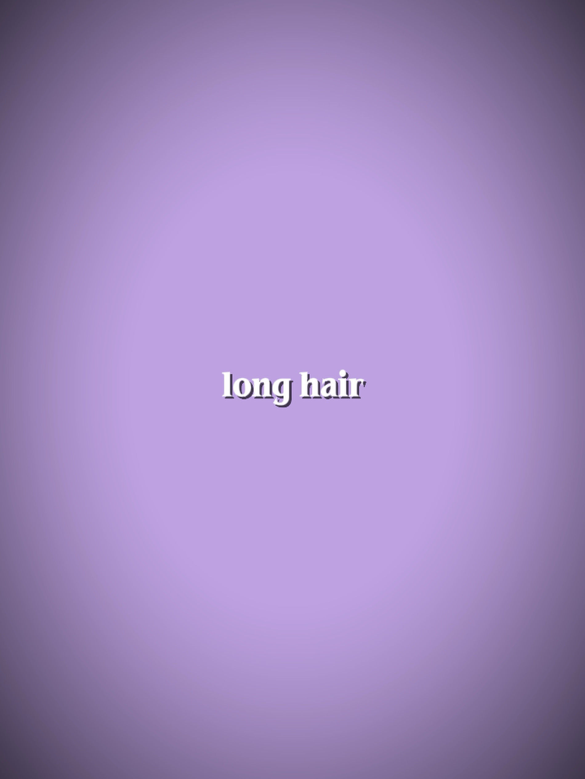 Long hair 