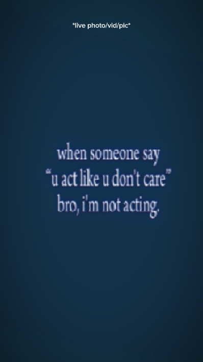 Uactlikeudontcare