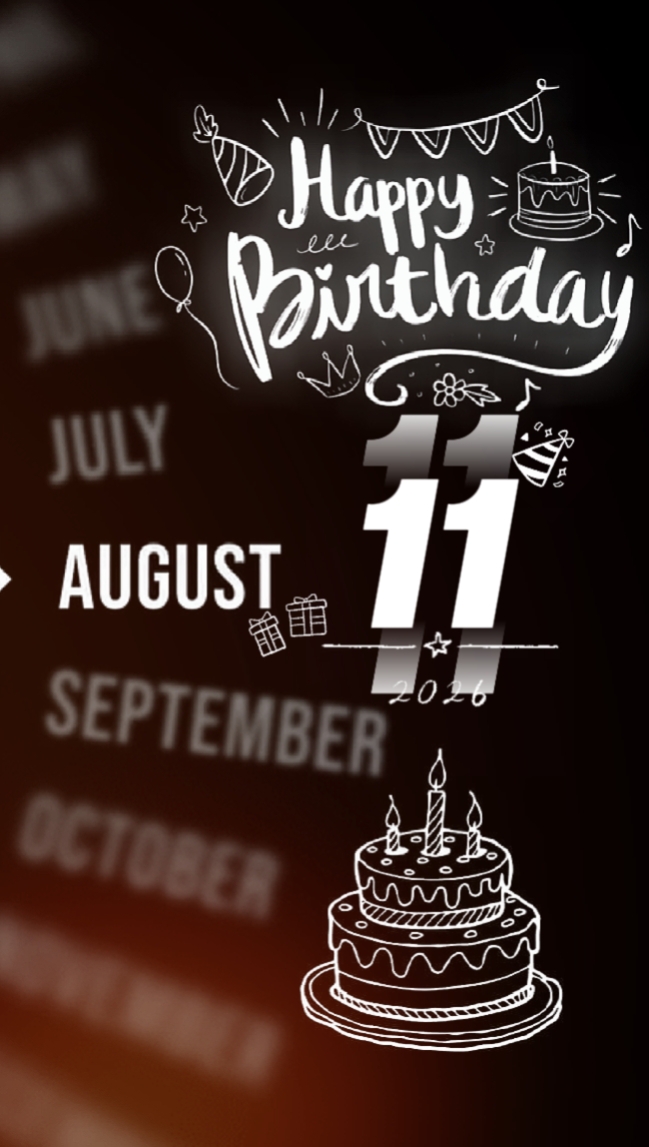 BDAY BEST 11 AUGUST