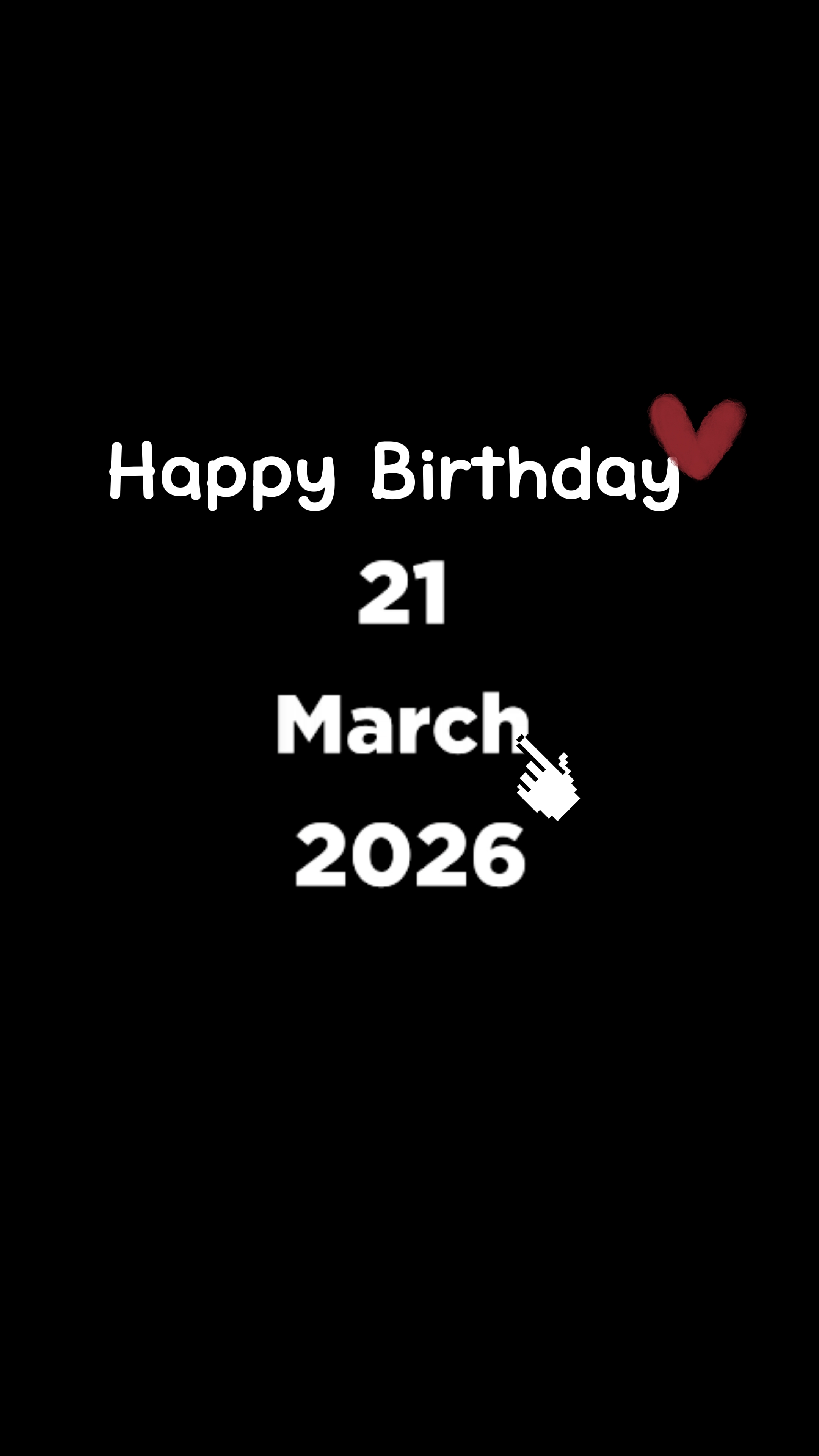 MEIN GEBURTSTAG 21. MÄRZ