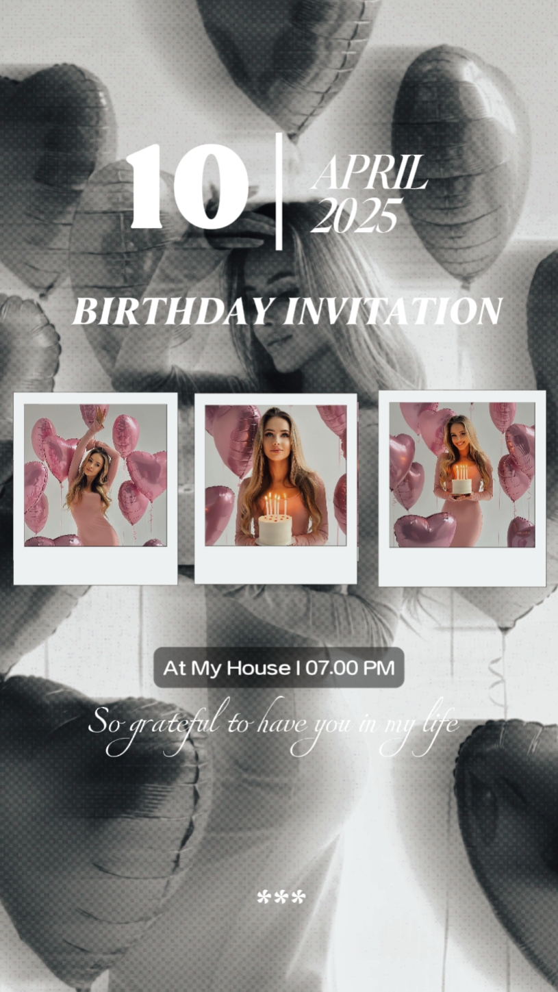 Invitación de cumpleaños 