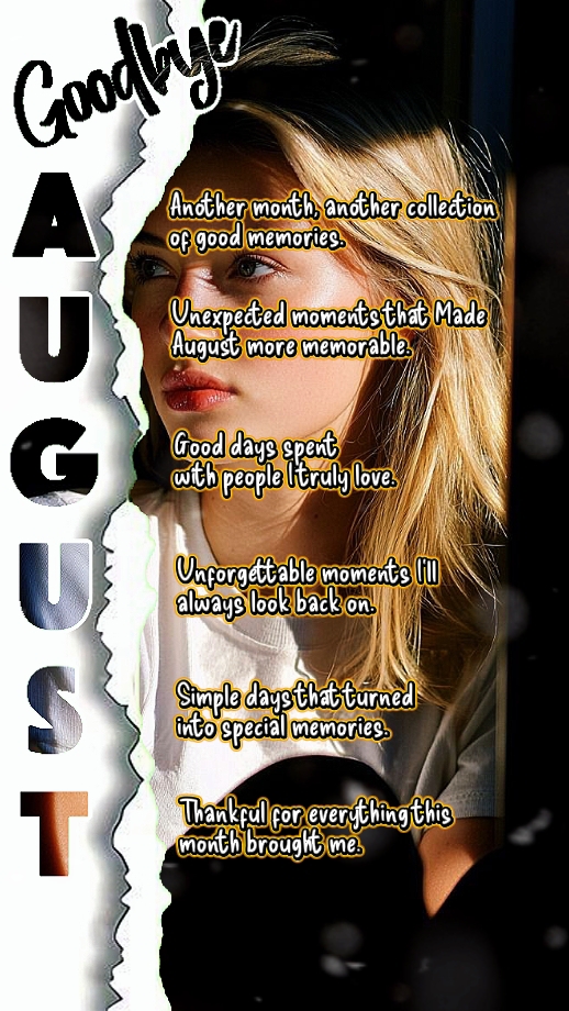 Adeus agosto