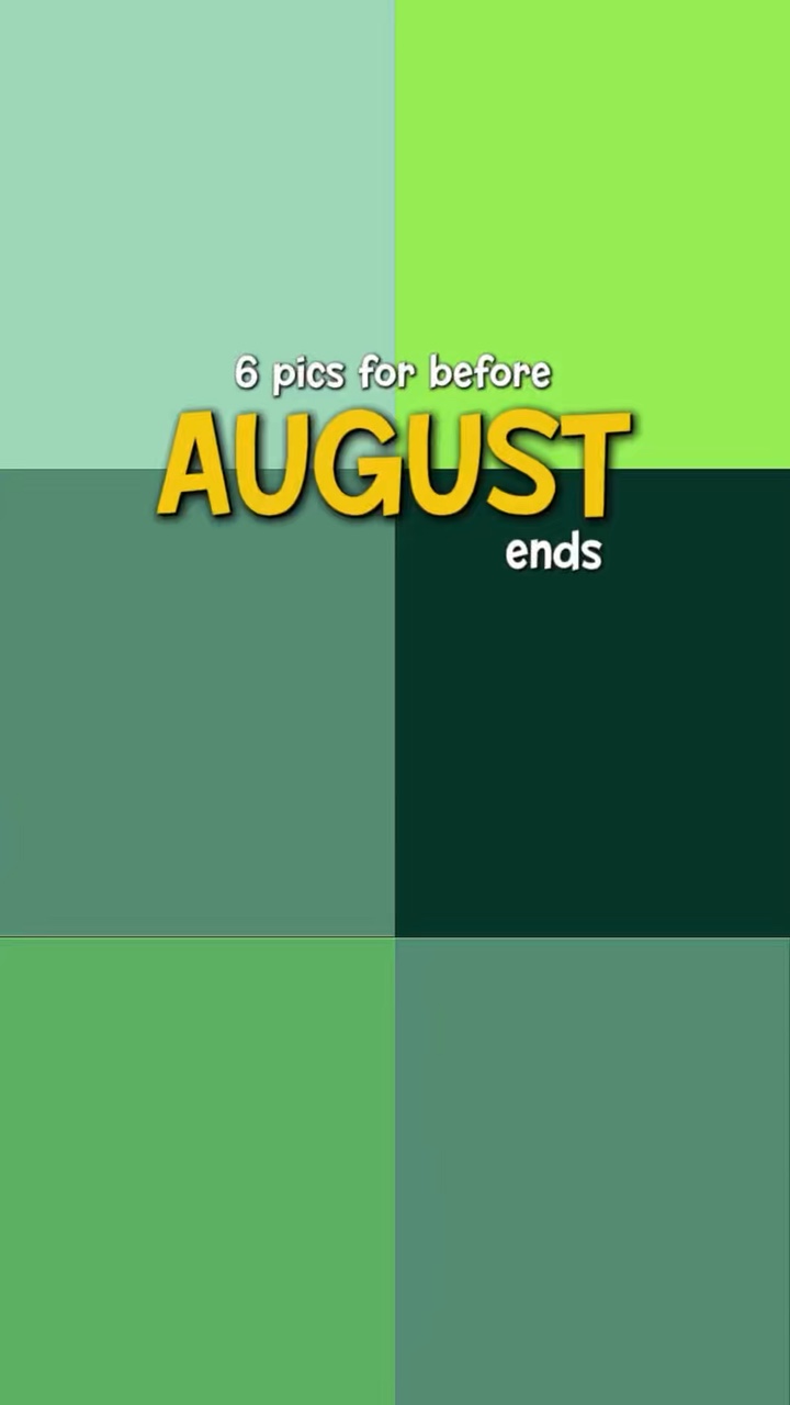 Fotos de finales de agosto