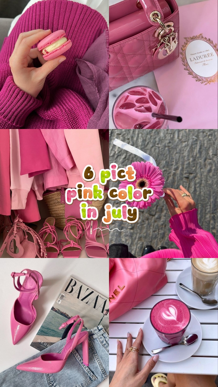pink color in july