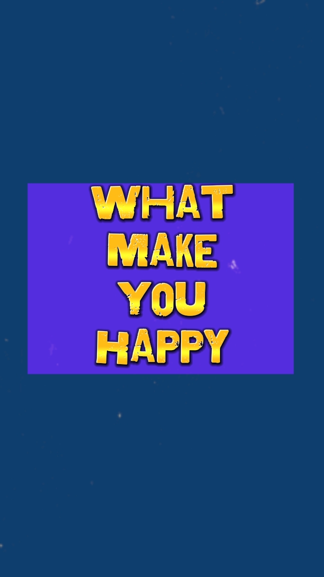 ¿Qué te hace feliz?