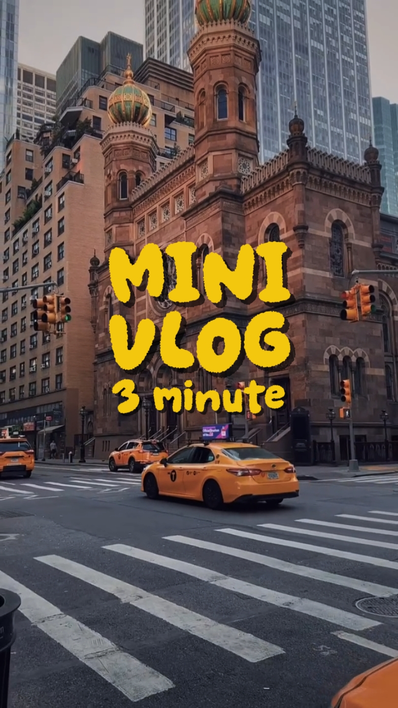 Vlog de 3 minutes