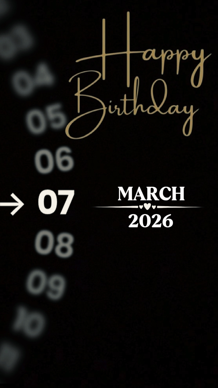 DOĞUM GÜNÜ 07 MART 
