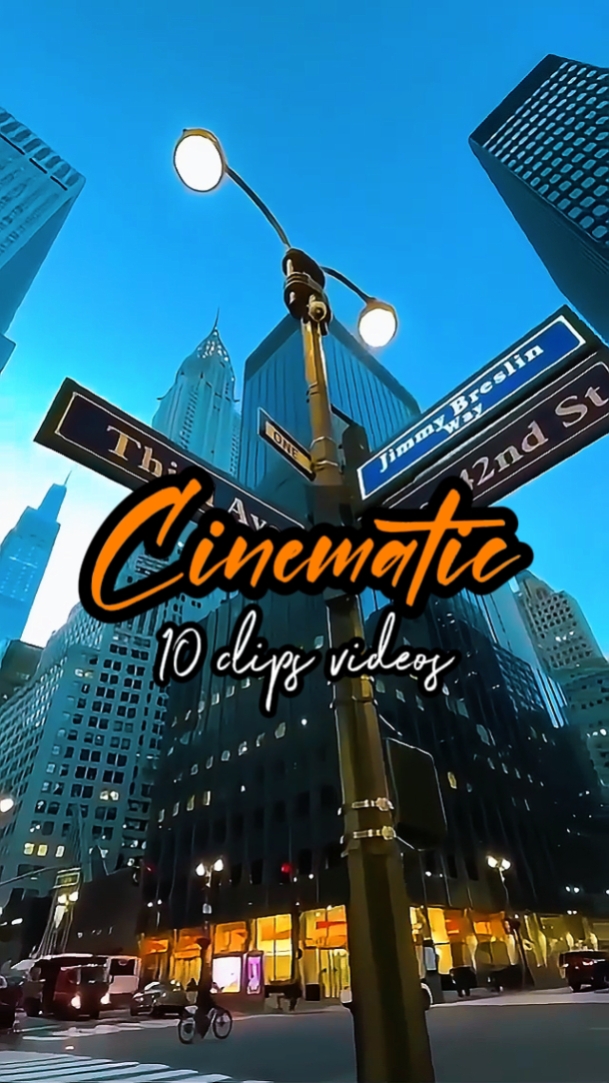 10 CLIPS CINÉMATIQUES