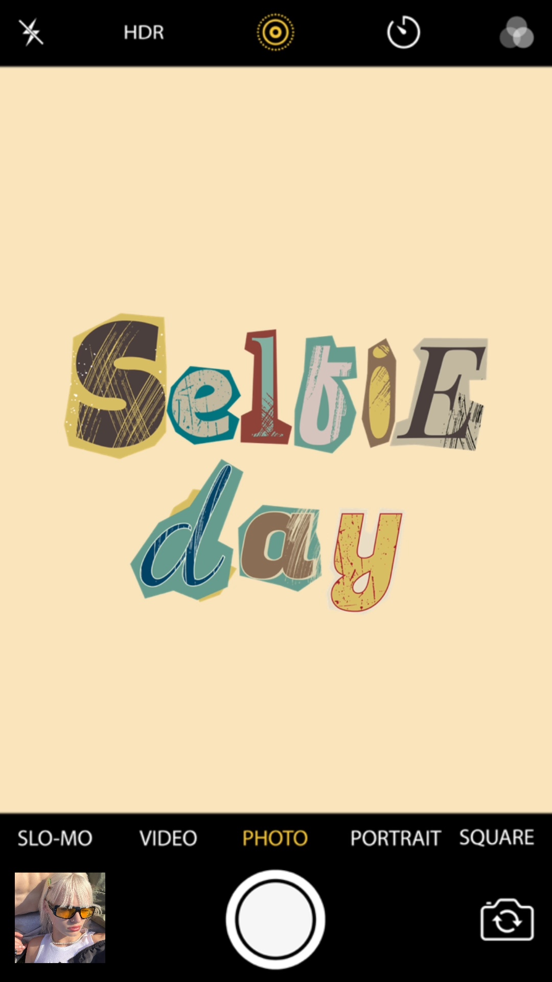 Selfie day
