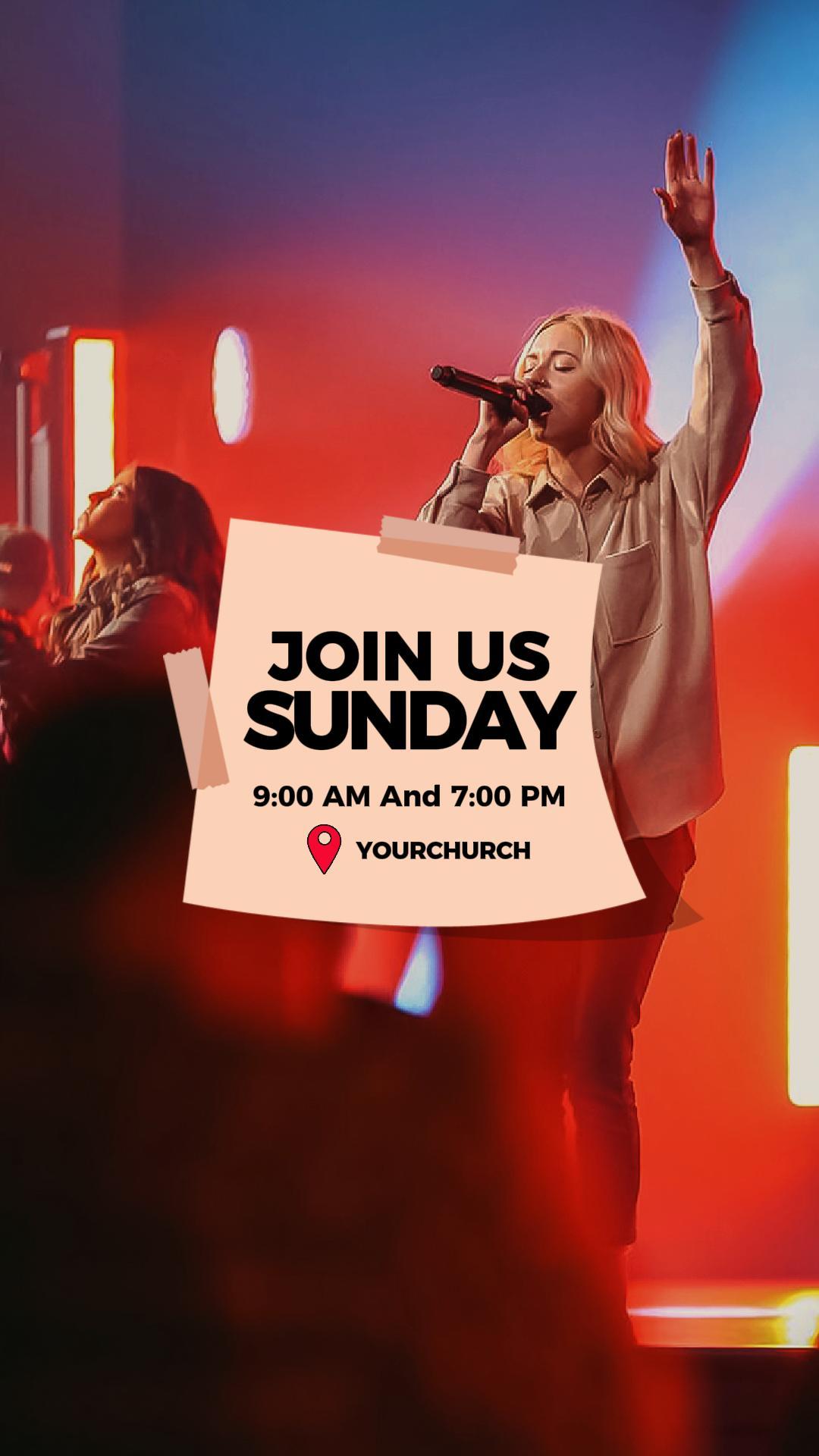 Join Us Sunday
