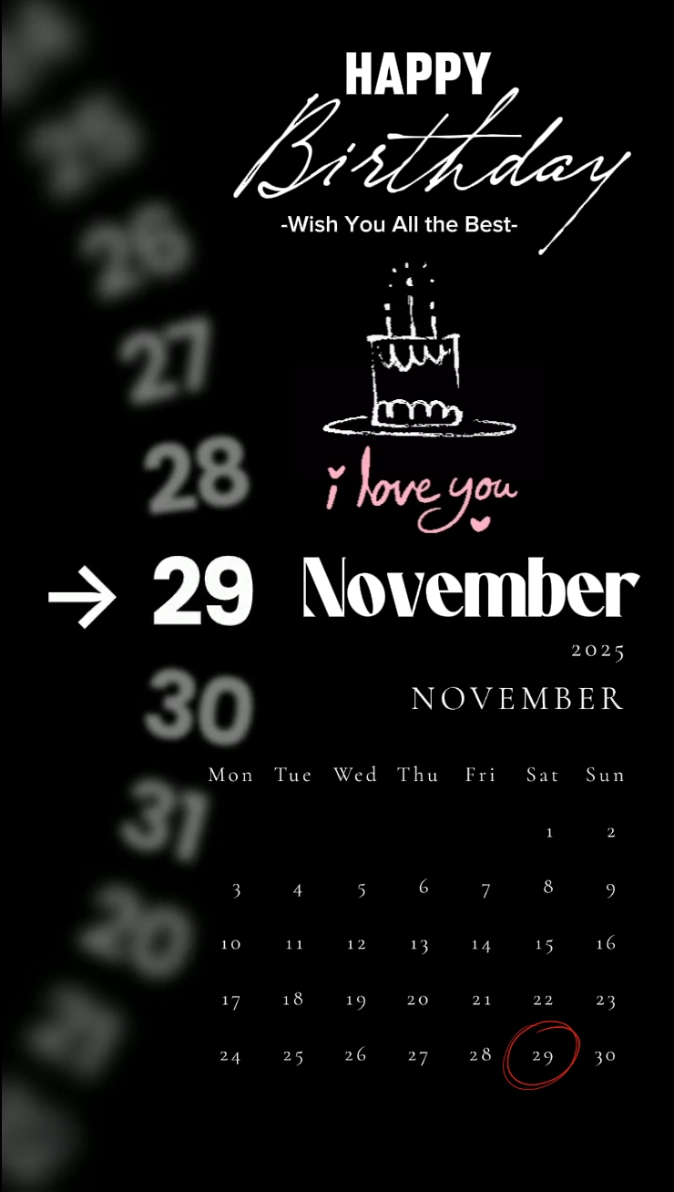 Happybirthday 29Nov