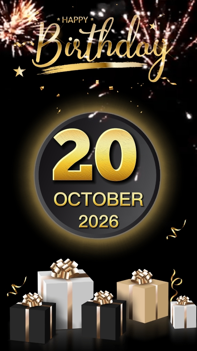 HBD 20 OCTOBRE 2026