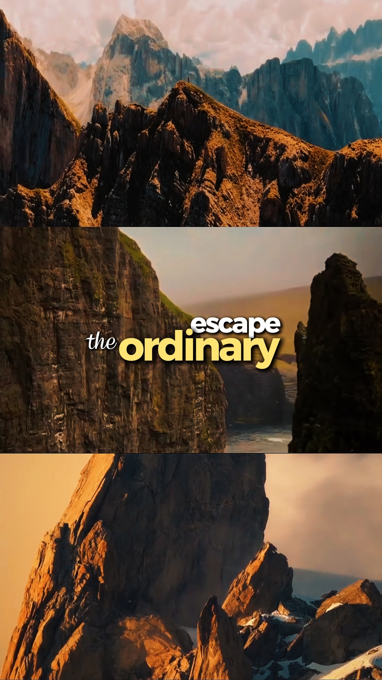 escape the ordinary 
