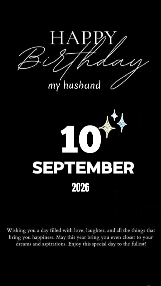 ULANG TAHUN SUAMI 10 SEP